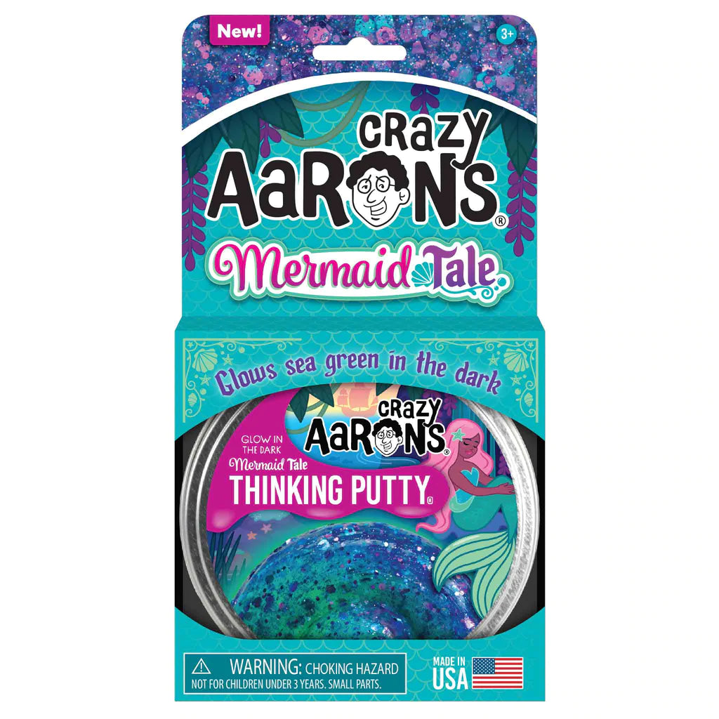Mermaid Tale Thinking Putty 4” Tin by Crazy Aaron’s #ME020