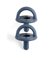 Sweetie Soother Pacifier Set (2 Pack)- Nautical Navy Cables by Itzy Ritzy