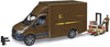 MB Sprinter UPS Truck with Manually Operated Pallet Jack by Bruder #2678