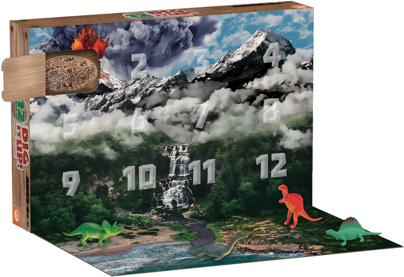 12 Days of Dig It Up Dinosaur Eggs Advent Calendar by Mindware