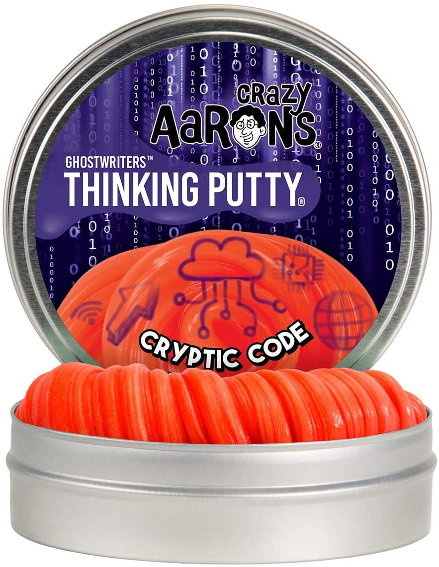 Cryptic Code 4” Thinking Putty by Crazy Aaron’s