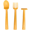Constructive Eating Box- Yellow Plate & Orange Utensils by Constructive Eating