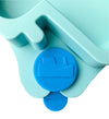 Constructive Eating Box- Teal Plate & Blue Utensils by Constructive Eating