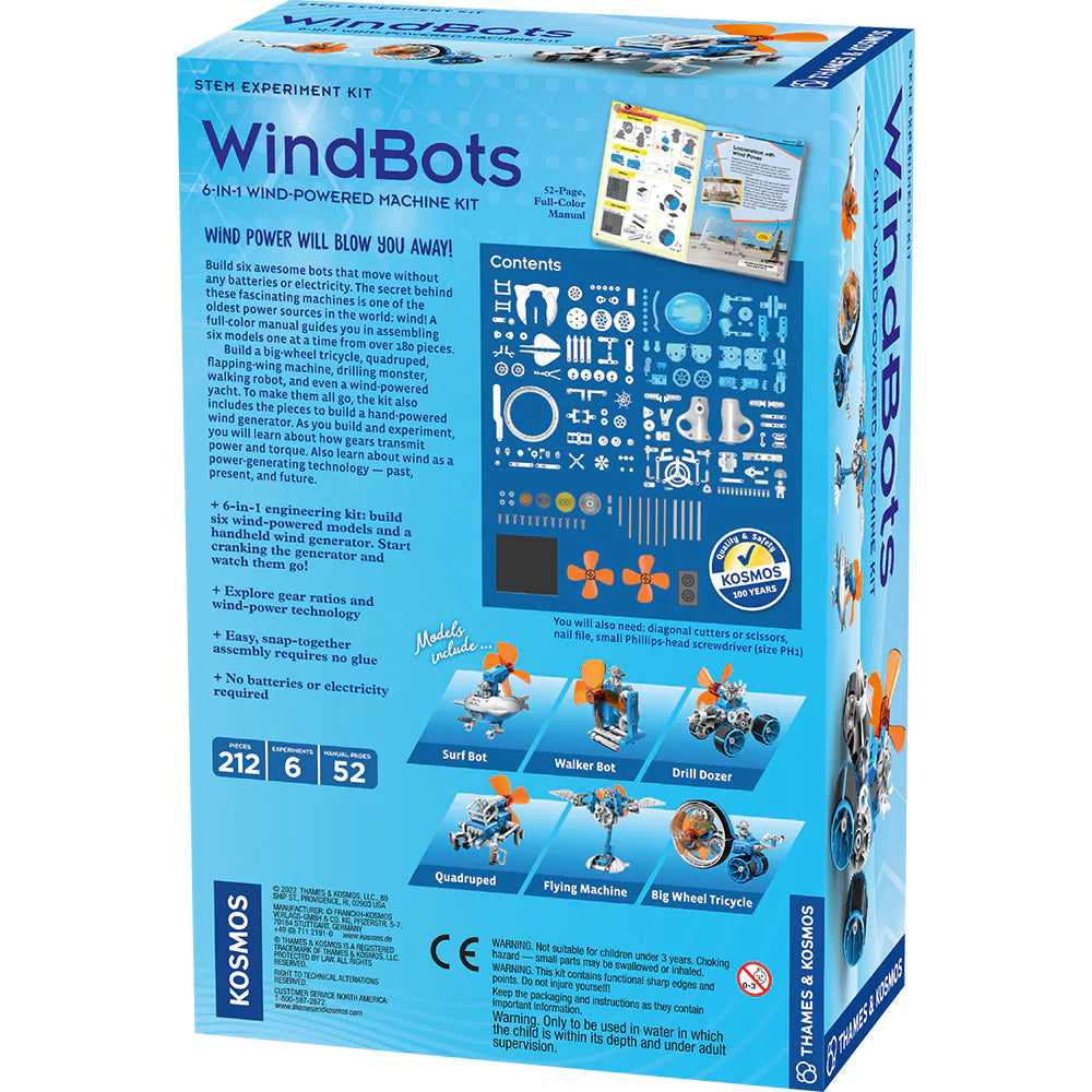 WindBots: 6-in-1 Wind Powered Machine Kit by Thames & Kosmos #550047