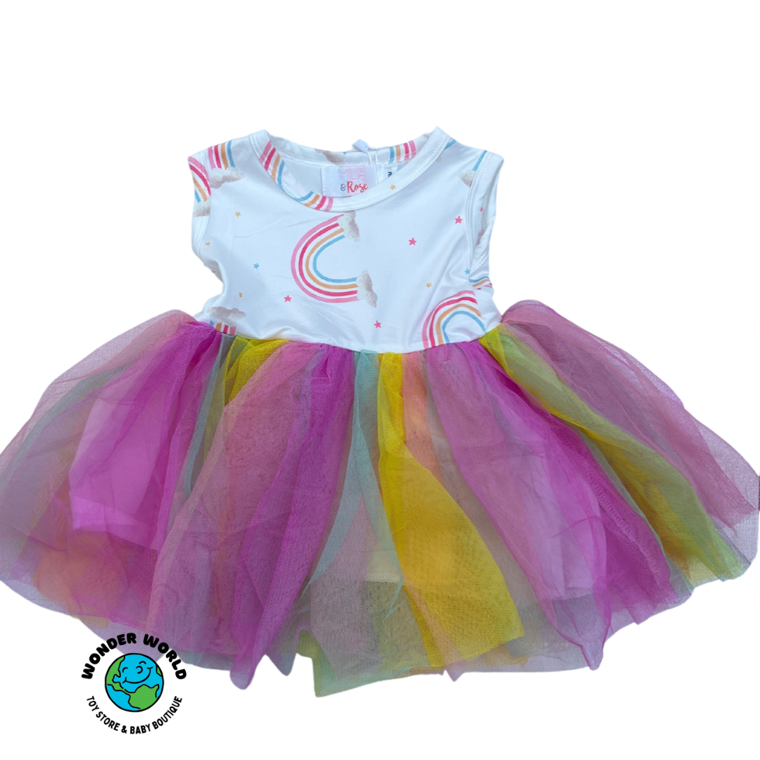 Rainbow Dreams Tank Tutu Dress by Mila & Rose