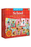 School Sequencing Activity 10 PC Puzzle by eeBoo