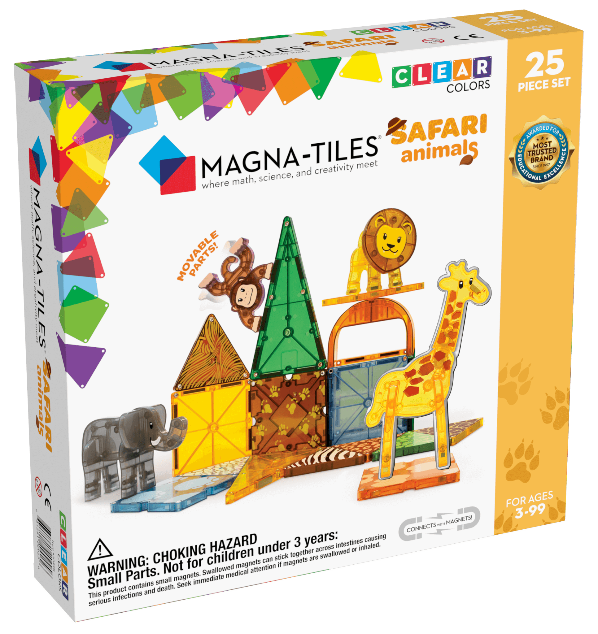 Magna-Tiles Safari Animals 22 Piece Set #20925