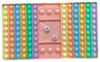 Jumbo Pop It Fidget Toy Game Board With Dice