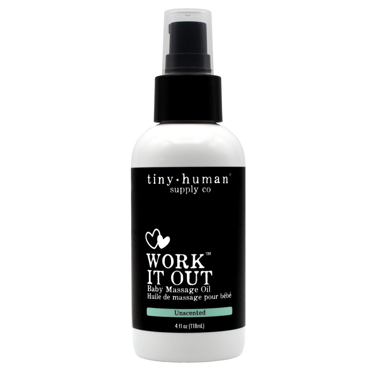 Work It Out, Baby Massage Oil by Tiny Human Supply Co