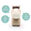 Ponni Stuffed Animal by Bellzi #PONNI-R-BRN
