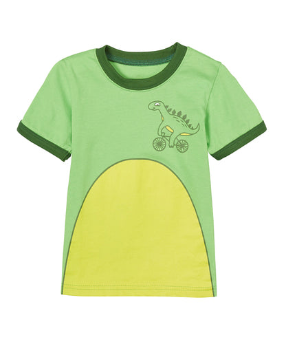 Dino Green Shirt by Doodle Pants