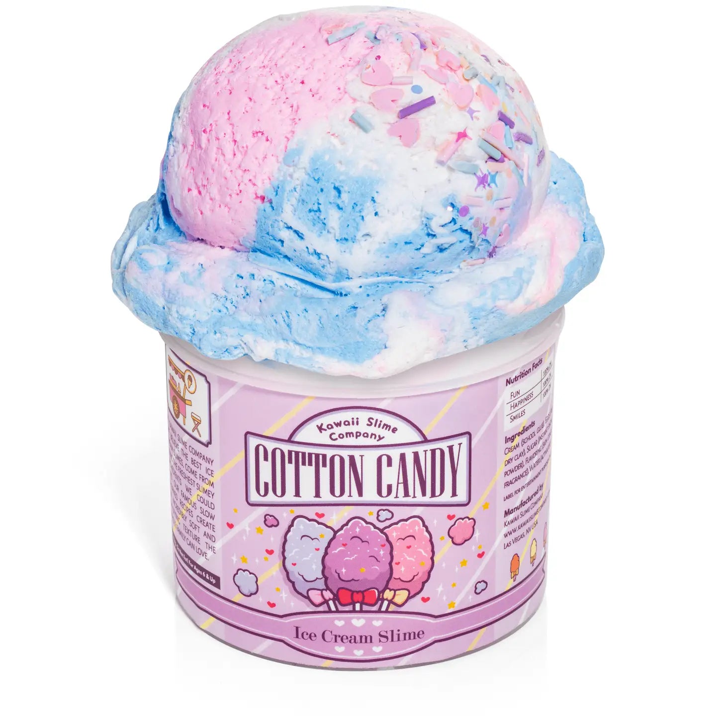 Cotton Candy Ice Cream Slime by Kawaii Slime