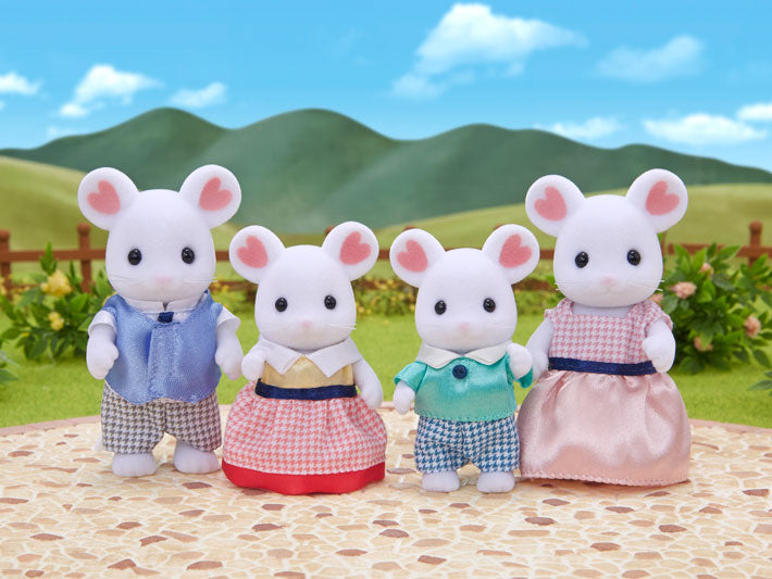 Marshmallow Mouse Family by Calico Critters #CC1802