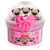 Pugs & Kisses Clear Slime by Kawaii Slime