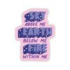 Sky Earth Fire Vinyl Sticker by Pipsticks #AS002866