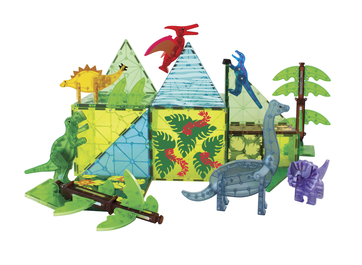 Magna-Tiles Dino World XL 50 Piece Piece Set #22850