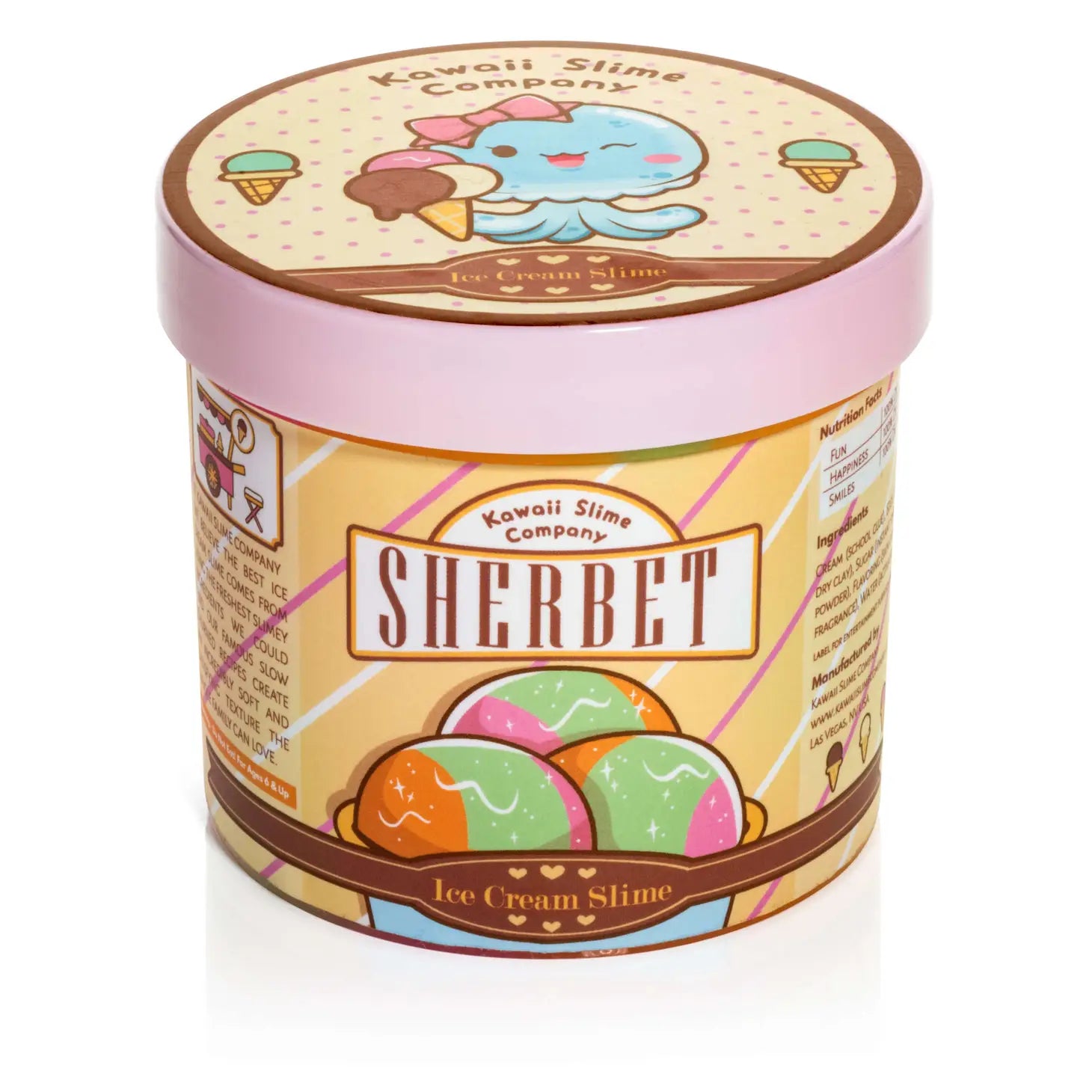 Sherbet Ice Cream Slime by Kawaii Slime