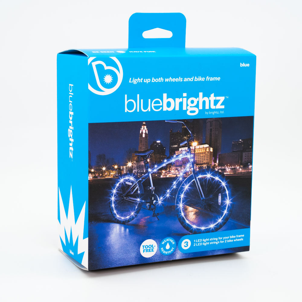 Blue Bike Lights Combo- 2 Wheels & 1 Cosmic by Brightz #L1727