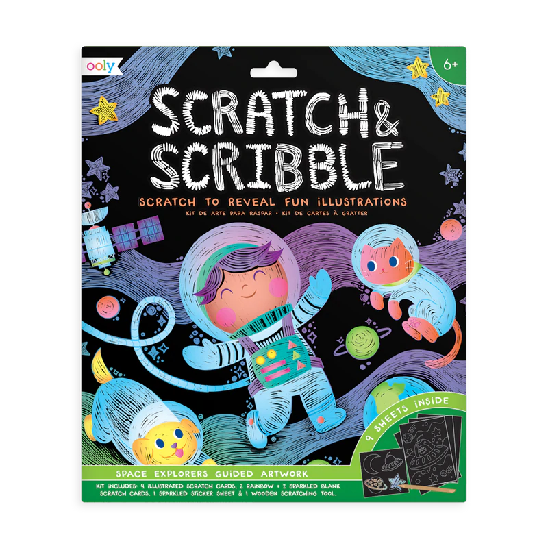 Scratch & Scribble: Space Explorers by Ooly
