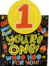 1 Year Birthday Card by Peaceable Kingdom