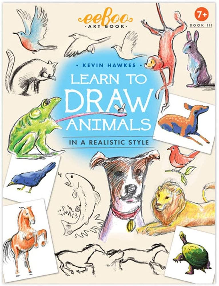 Learn to Draw Animals in Realistic Style by eeBoo