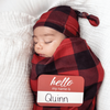 Cutie Cocoon- Matching Cocoon & Hat Set: Buffalo Plaid by Itzy Ritzy