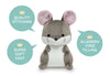Mousi Stuffed Animal by Bellzi #MOUSI-R-GRY