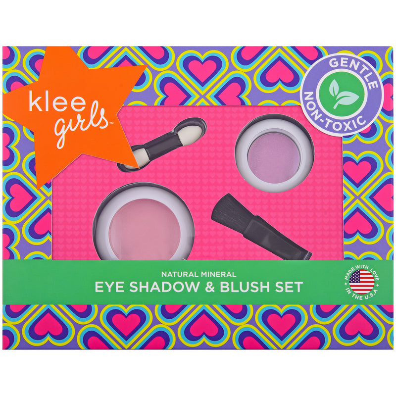 Klee Girls Two Piece Eyeshadow and Blush Set - Whisper and Dream