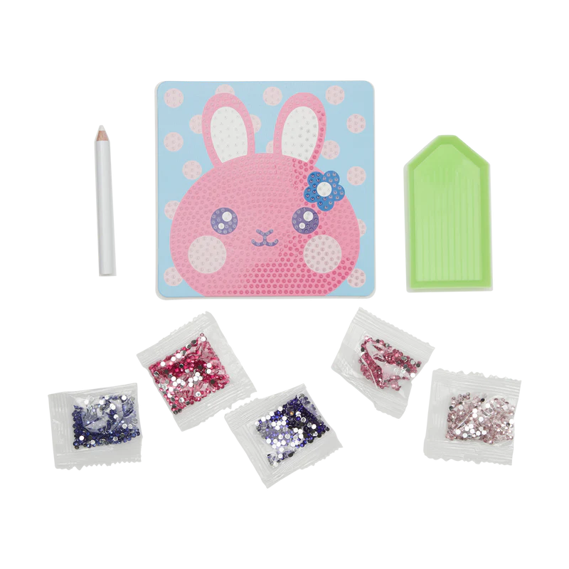 Razzle Dazzle DIY Mini Gem Art Kit Bouncy Bunny by Ooly #161-086
