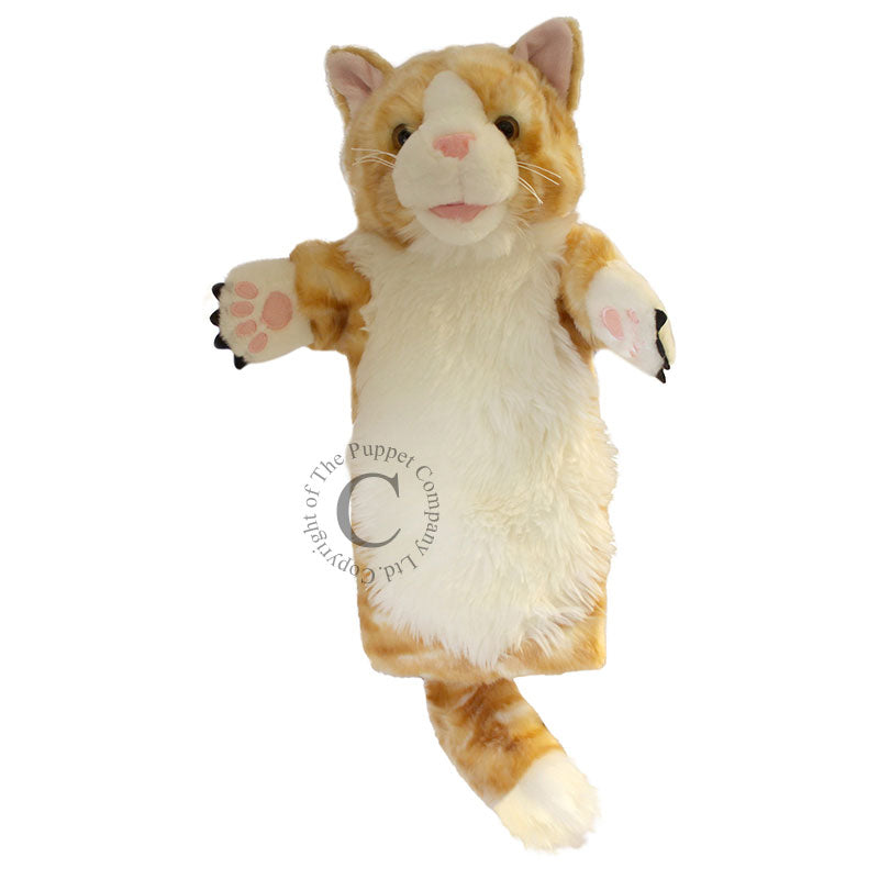 Ginger Cat Long Sleeved Hand Puppet by The Puppet Company #PC006014