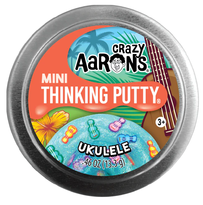 Ukulele Thinking Putty 2” Tin by Crazy Aaron’s #UK003