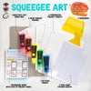 Squeegee Art by Bright Stripes #9101
