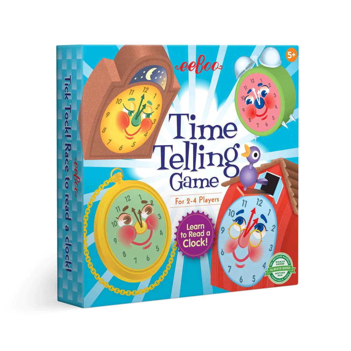 Time Telling Game by eeBoo