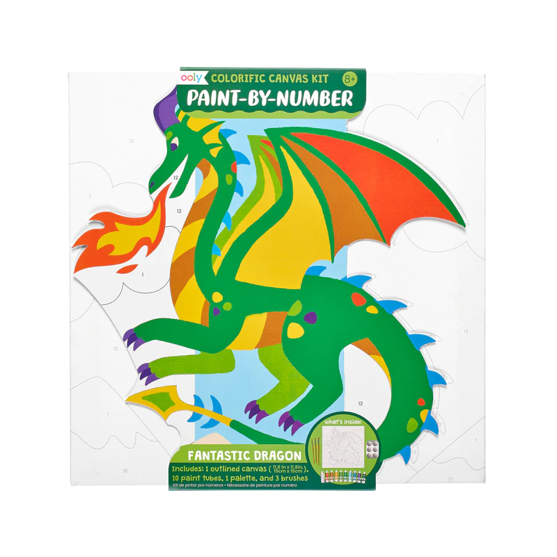 Colorific Canvas Kit: Fantastic Dragon by Ooly