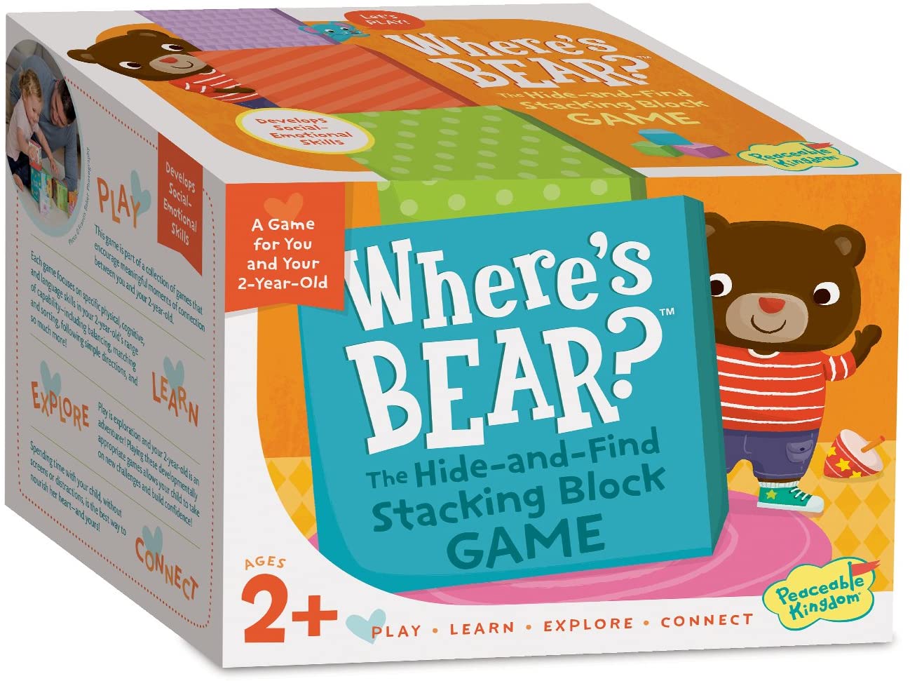 Where’s Bear? The Hide-And-Seek Stacking Block Game by Peaceable Kingdom #GTT100