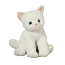 Winnie White Cat Soft 10” by Douglas #15052
