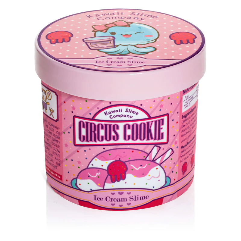 Circus Cookie Ice Cream Slime by Kawaii Slime