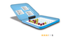 Magnetic 4 in a Row Travel Game by Toysmith #8161