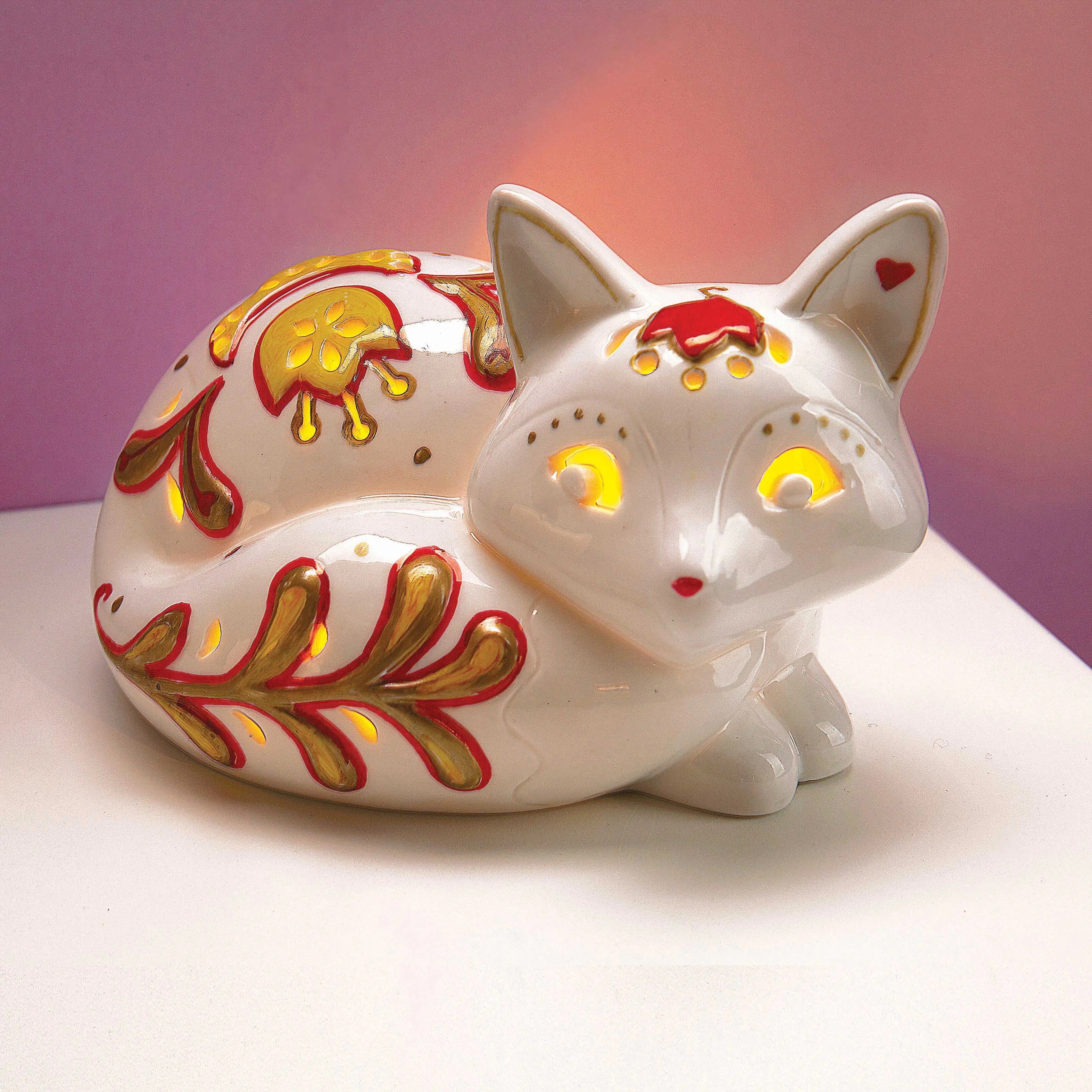 Fox Candle Critter by Bright Stripes