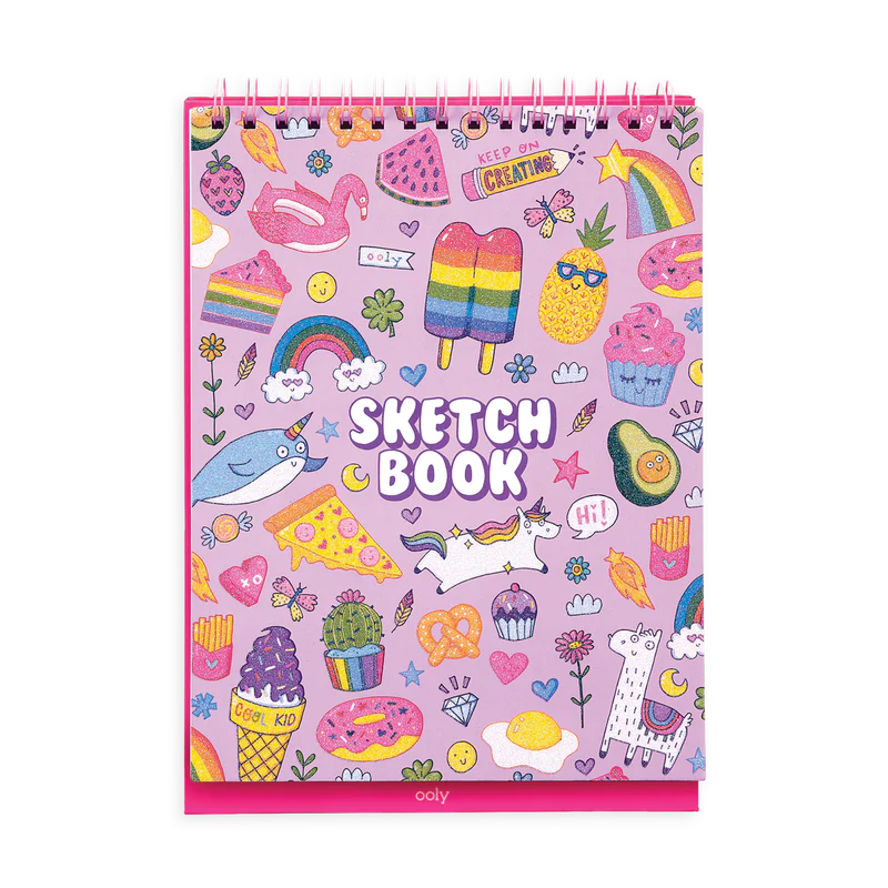 Sketch & Show Standing Sketchbook: Cute Doodle World by Ooly #118-215