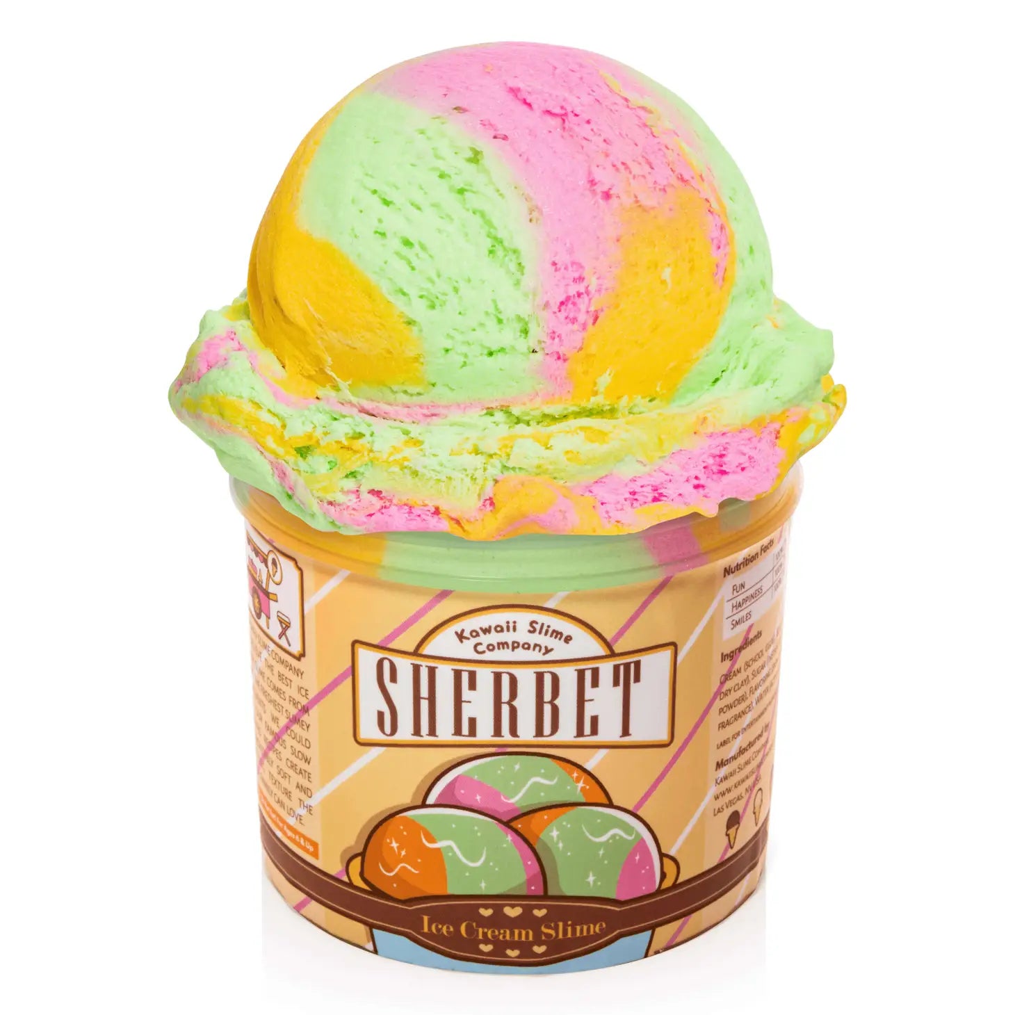 Sherbet Ice Cream Slime by Kawaii Slime