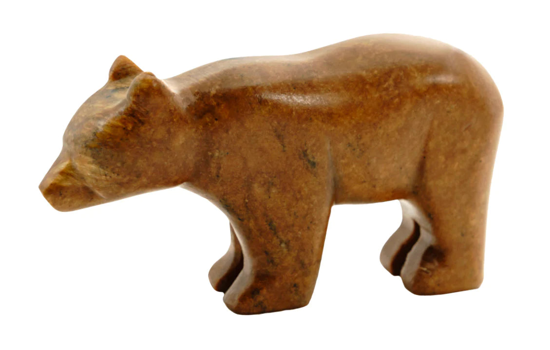 Bear Soapstone Carving Kit by Studiostone Creative