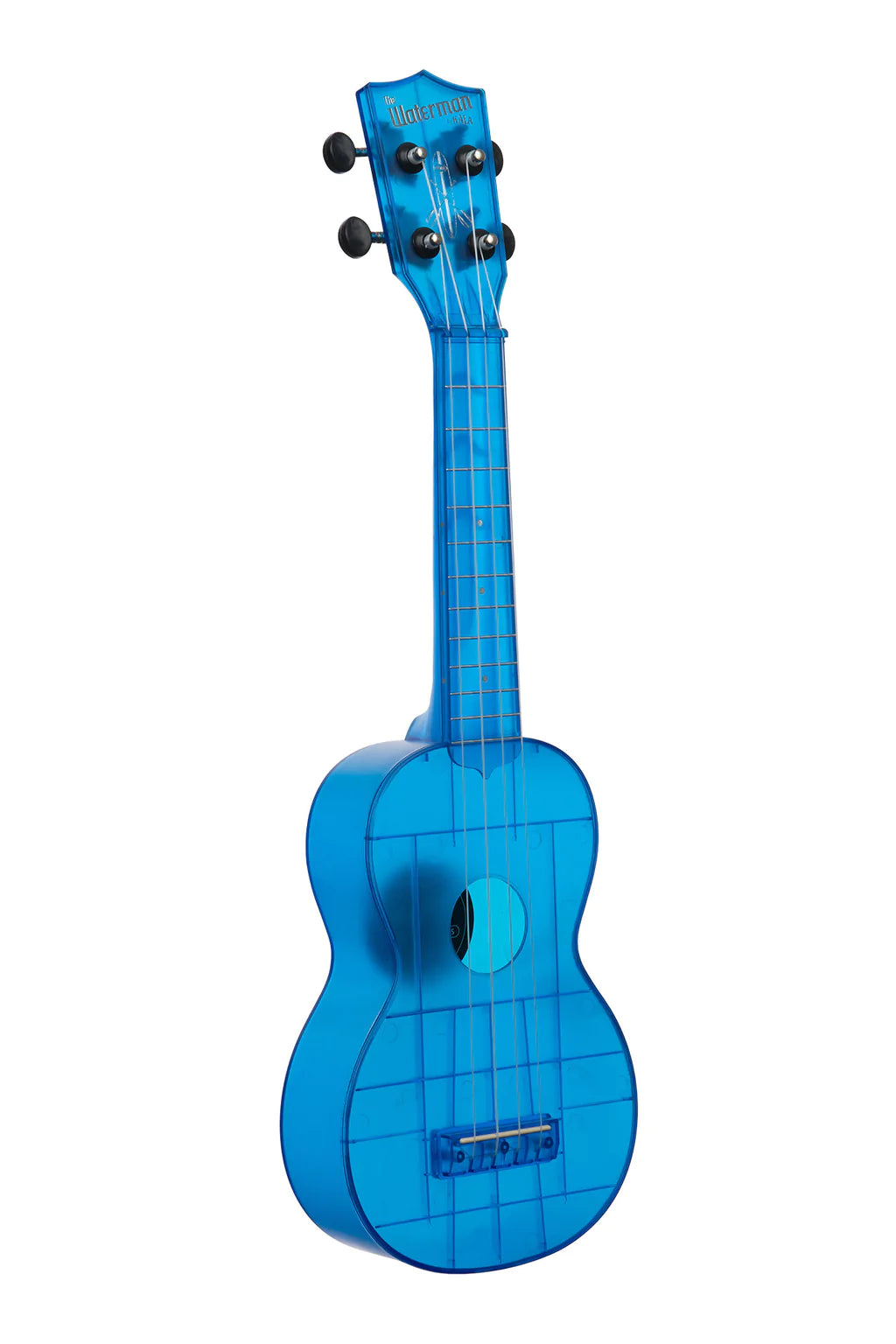 Transparent Cobalt Blue: Learn to Play The Waterman Ukulele by Kala