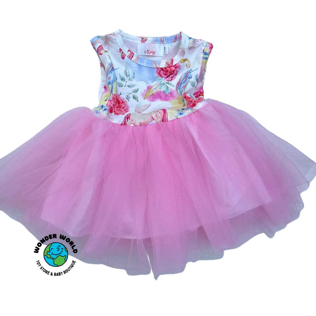 Unicorn & Roses Tank Tutu Dress by Mila & Rose