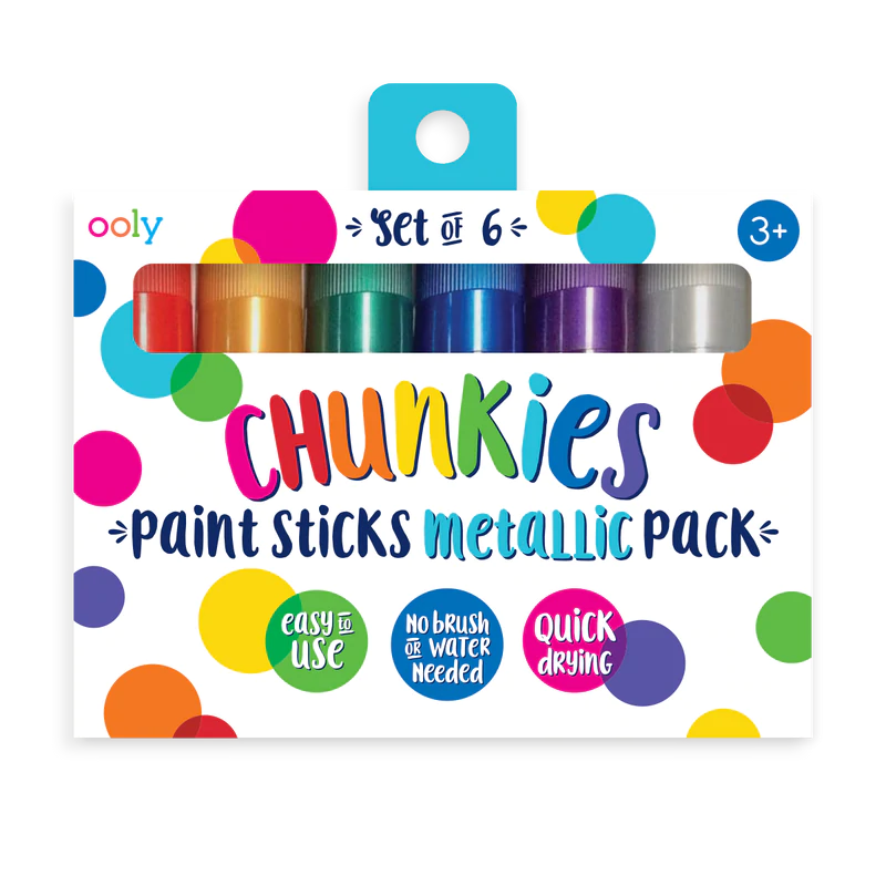 Chunkies Paint Sticks Metallic Pack by Ooly