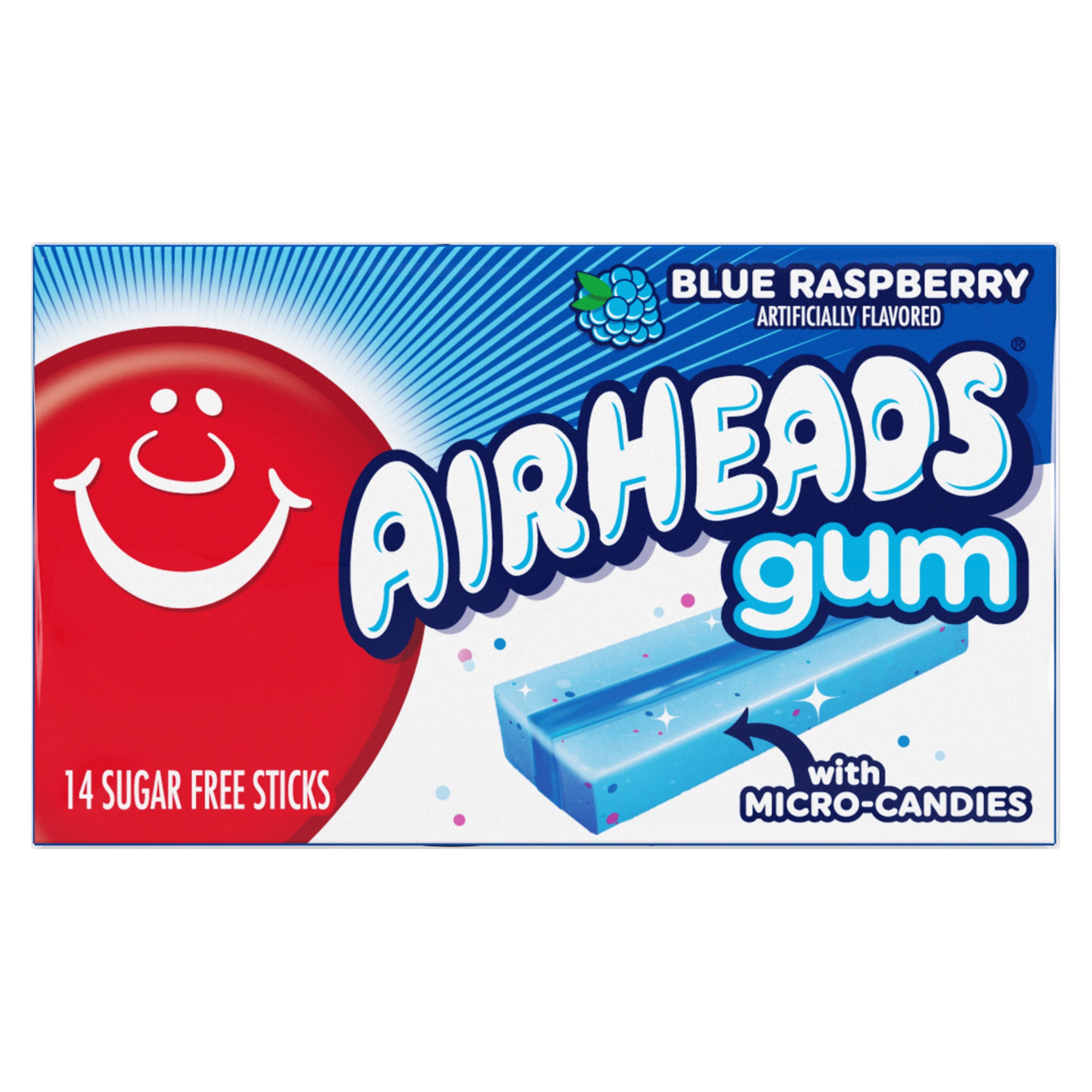 Airheads Gum Blue Rasberry