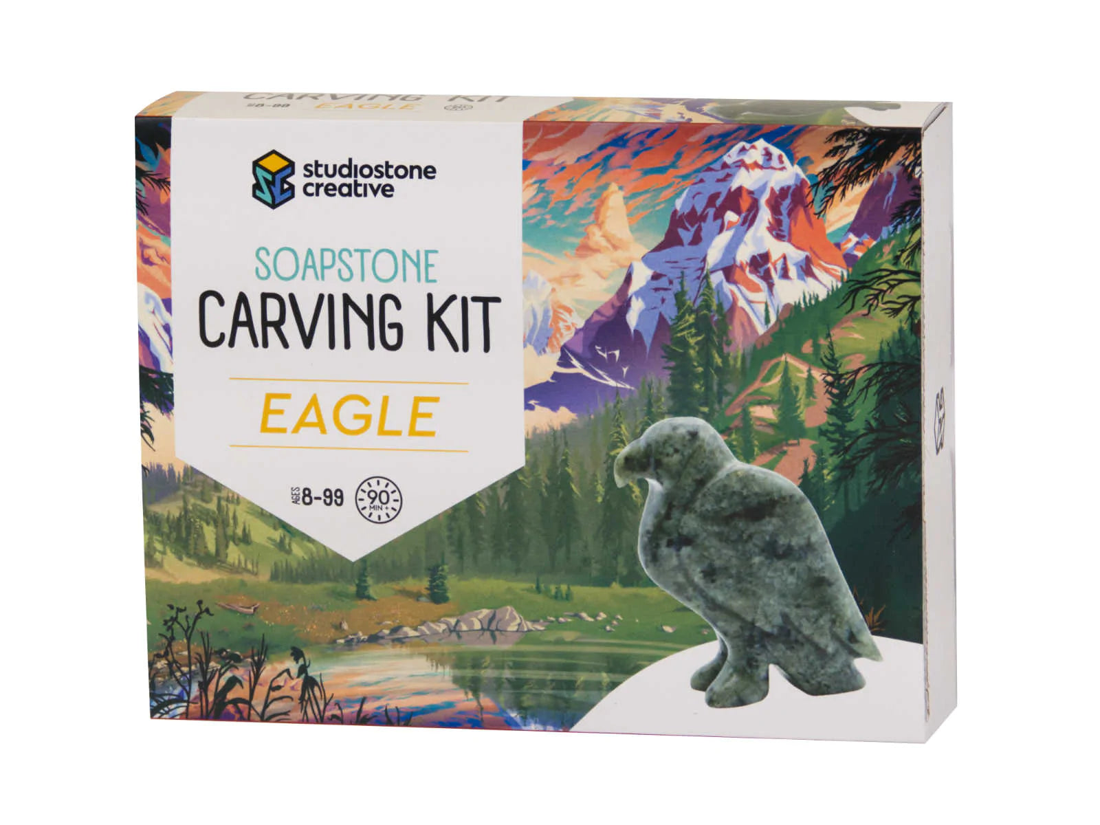 Eagle Soapstone Carving Kit by Studiostone Creative