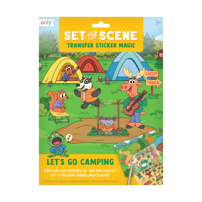 Set The Scene Transfer Sticker Magic: Let’s Go Camping by Ooly
