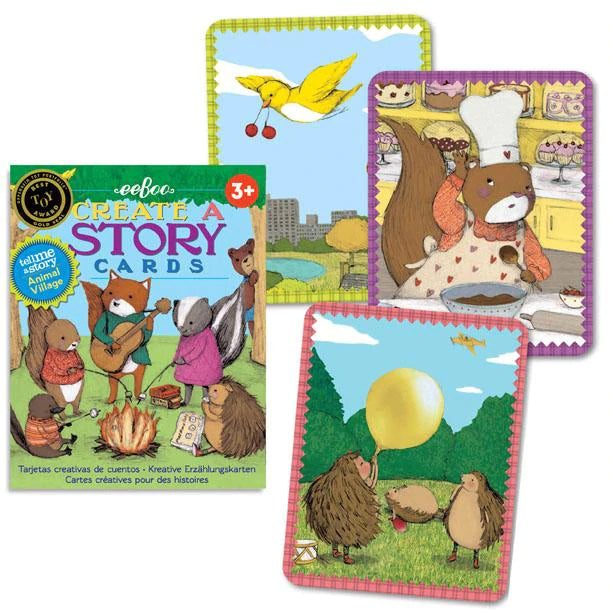 Create A Story Cards: Animal Village by eeBoo