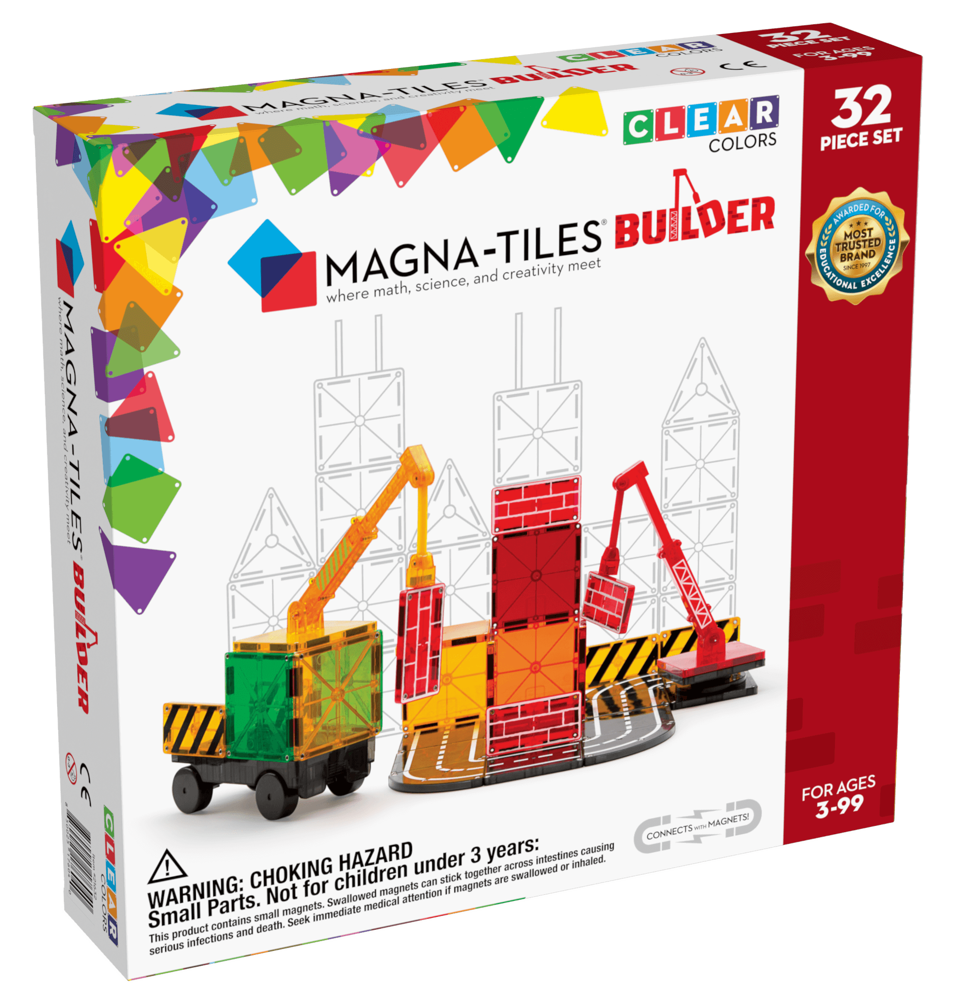 Magna-Tiles Builder 32 Piece Set #21632